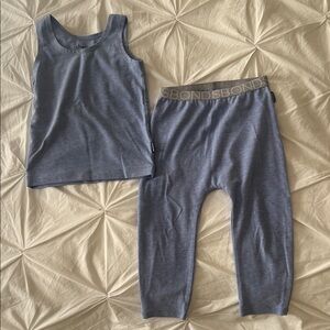 Bonds Blue Tank and Pants Base Layer Set